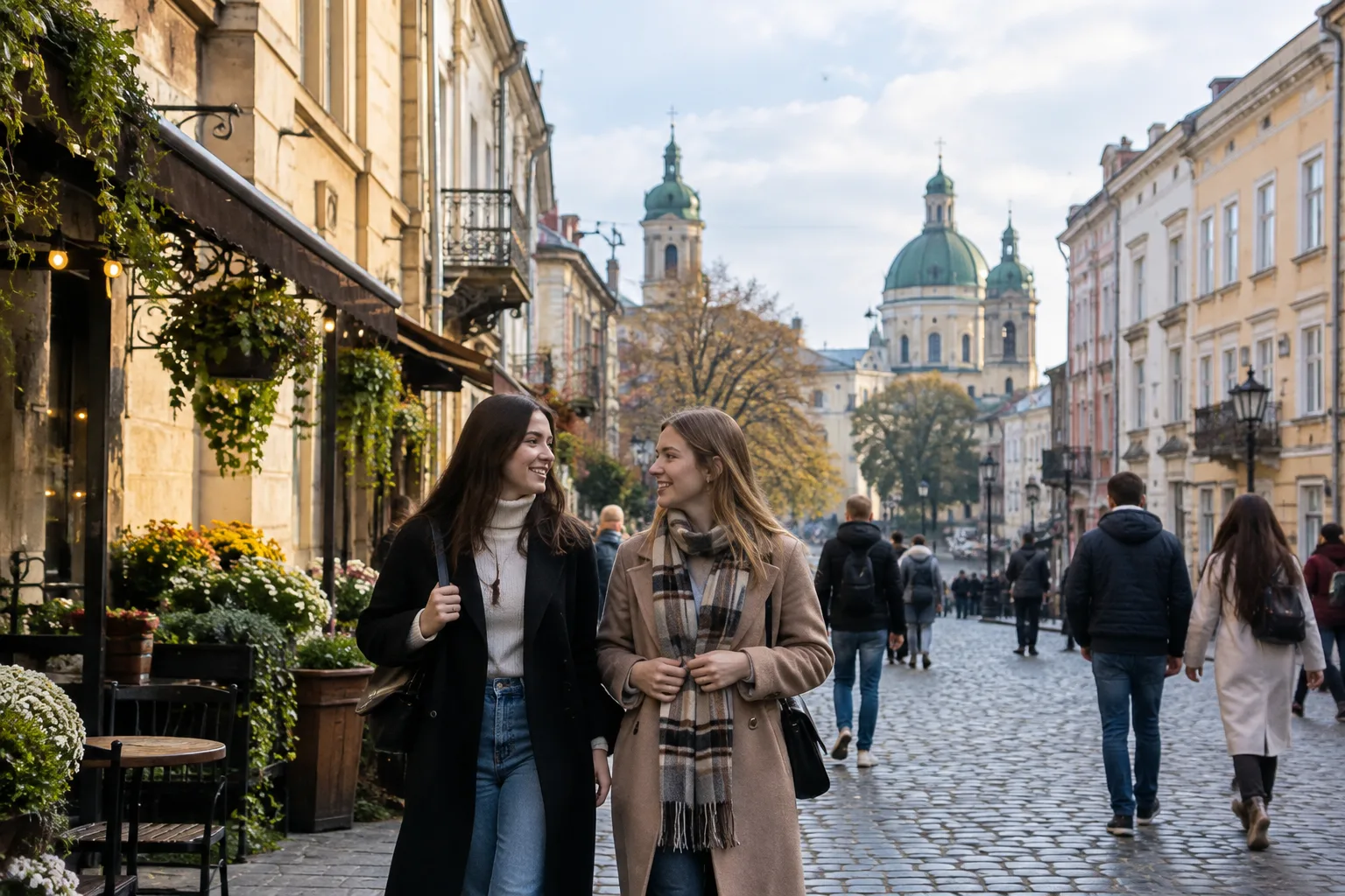 Перевірка умов звернення за міською послугою Людина шукає інформацію про послугу на ноутбуці